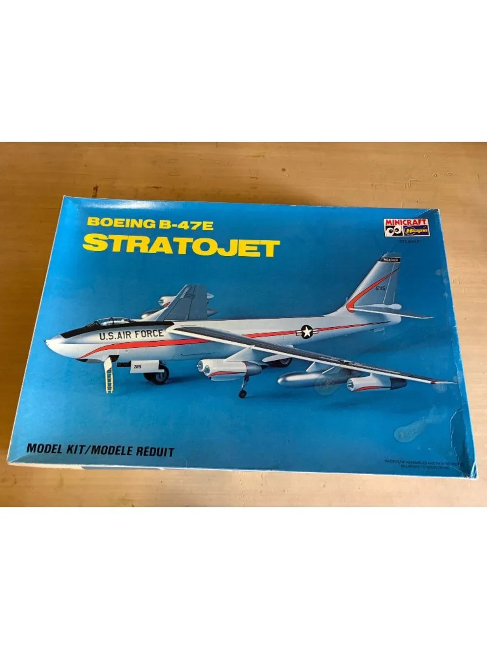 Hasegawa Minicraft 1223 1/72 Boeing B-47E Stratojet USAF Bomber Plane Model Kit